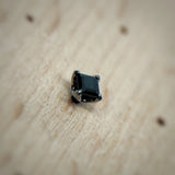 Princess-cut black zirconia by neometal