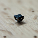 Princess-cut black zirconia by neometal