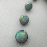 Internally threaded white faux-pal attachment - Pain Couture Body Piercing - Pain Couture Body Piercing