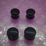 Black Onyx double flared plug