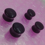 Black Onyx double flared plug